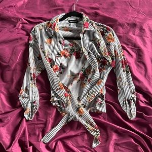 Floral Button up shirt